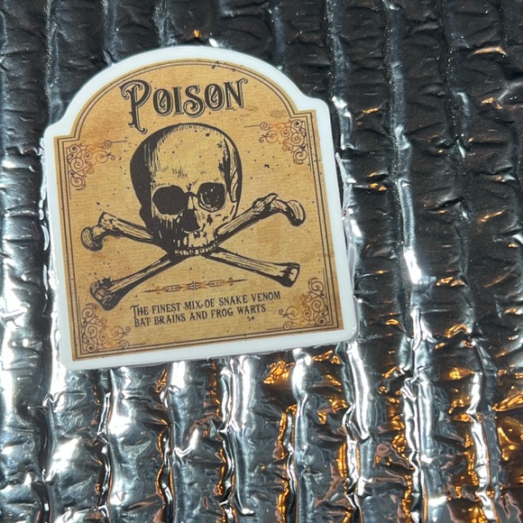 POISON Witchy Sorceress Supreme Potion B0ttle Label Sticker Spell Occult - Picture 3 of 4
